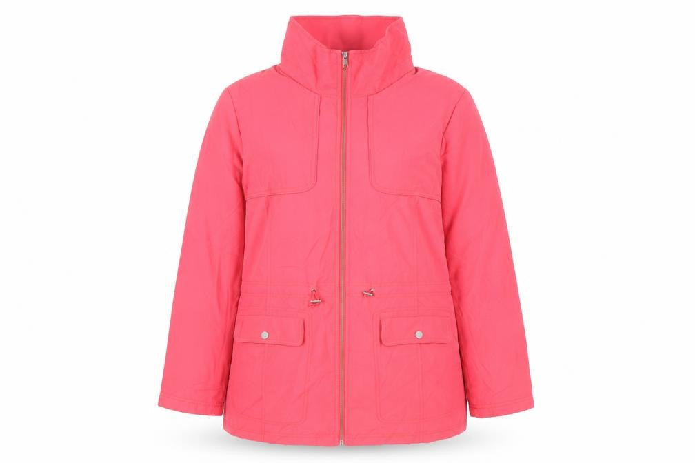 Marks & Spencer Womens Pink Jacket Size 18 Zip