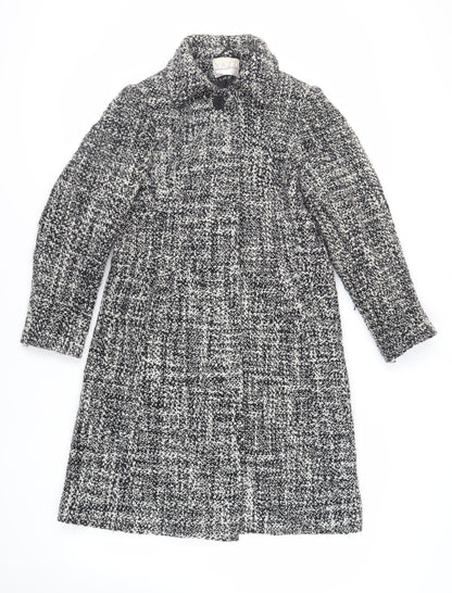 Womens UK Size 12 Yazz Black Overcoat