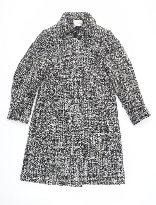 Womens UK Size 12 Yazz Black Overcoat