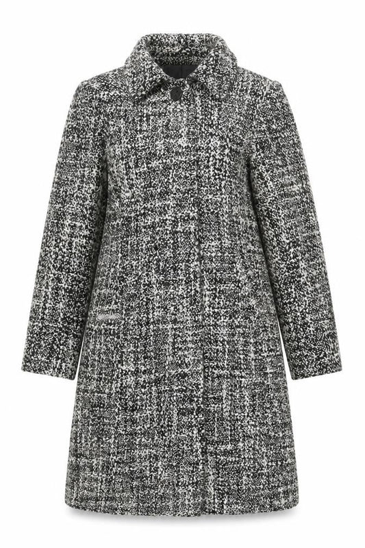 Womens UK Size 12 Yazz Black Overcoat