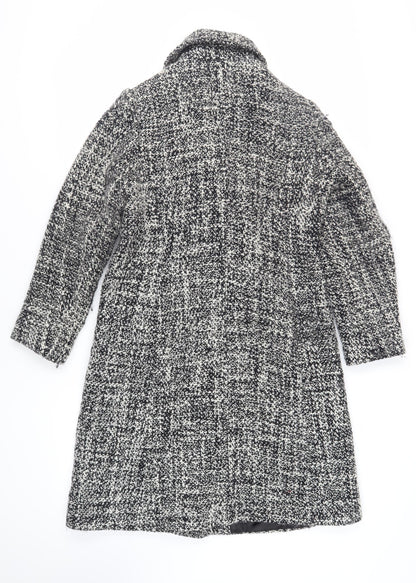 Womens UK Size 12 Yazz Black Overcoat