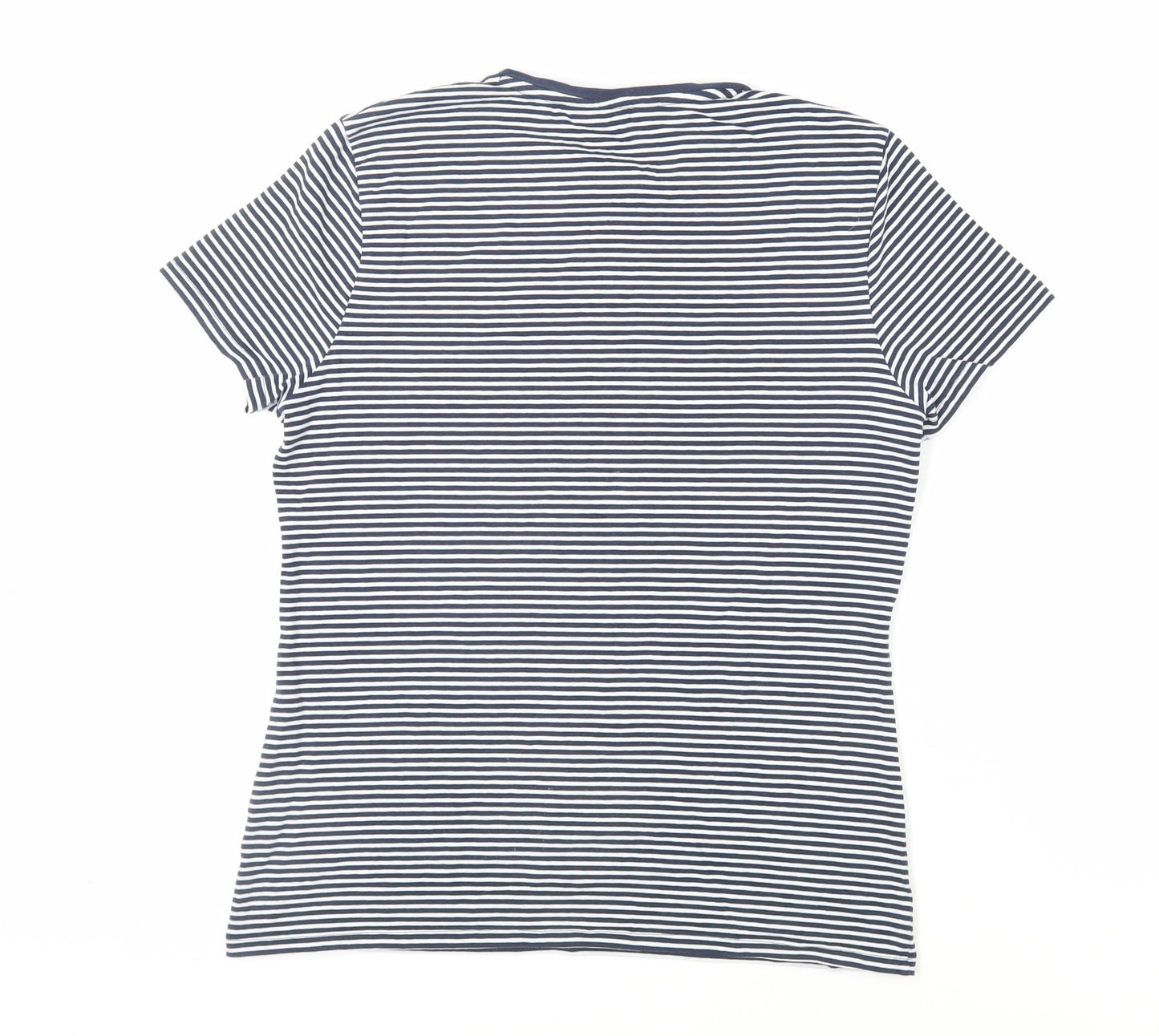 Womens UK Size 14 Marks and Spencer Blue Basic T-Shirt