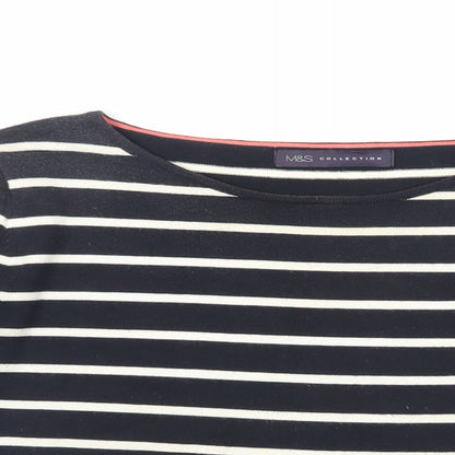 Womens UK Size 8 Marks and Spencer Blue Pullover Jumper