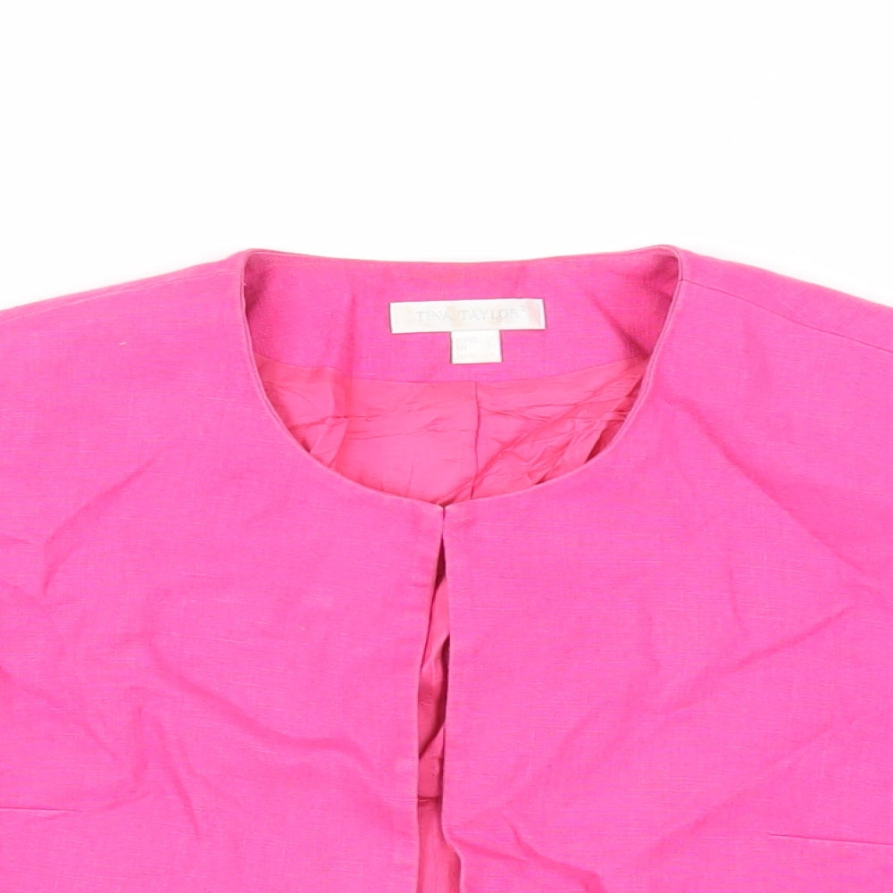 Womens UK Size 10 Tina Taylor Pink Jacket