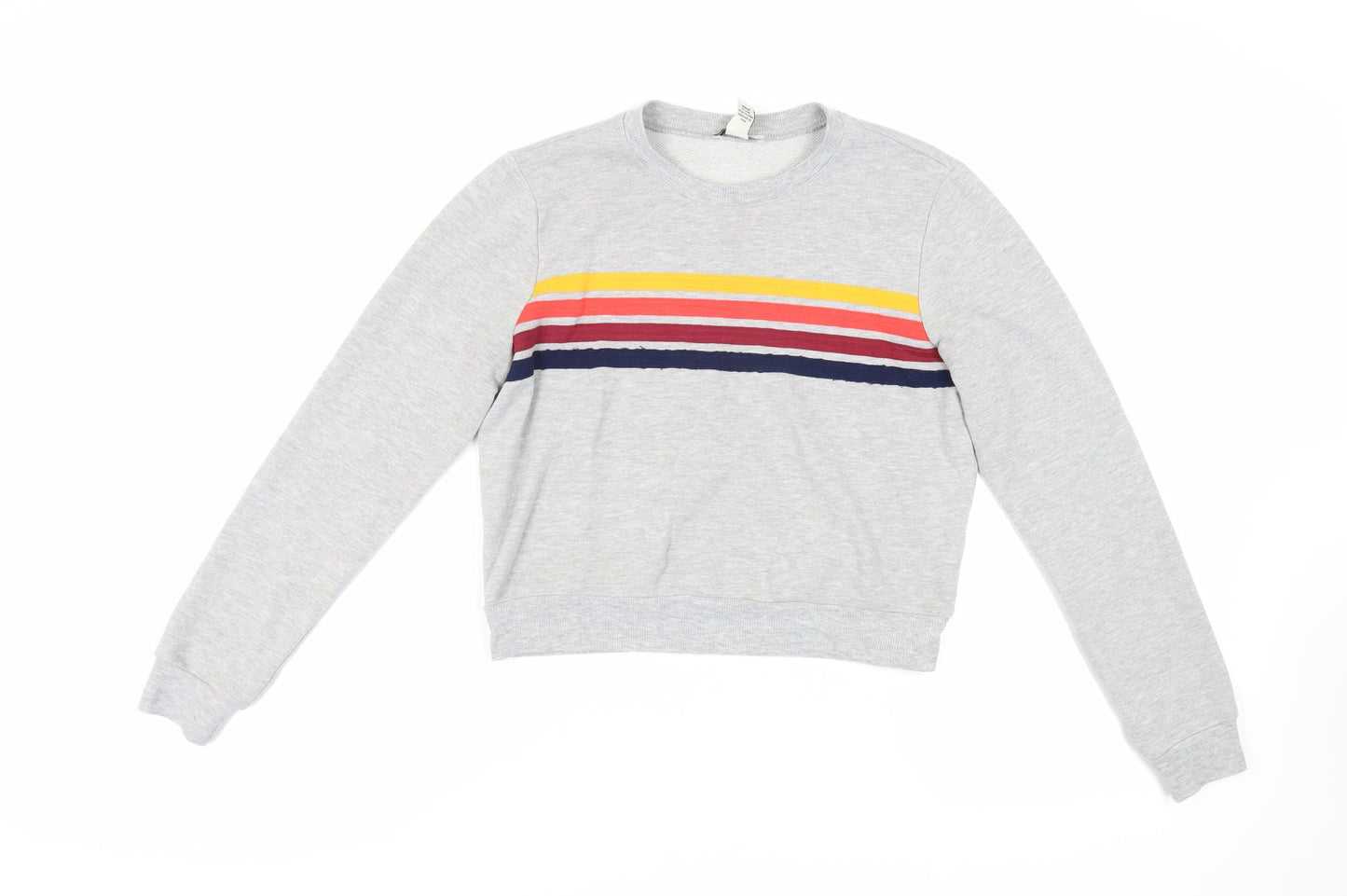 Womens UK Size S FOREVER 21 Grey Pullover Sweatshirt