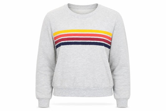 Forever 21 Womens Grey Cotton Pullover Sweatshirt Size S Pullover - Cropped