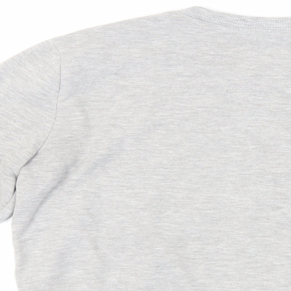 Womens UK Size S FOREVER 21 Grey Pullover Sweatshirt