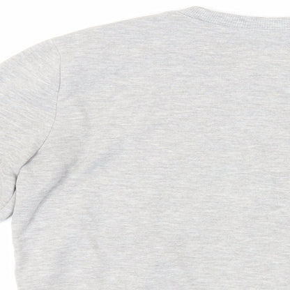 Womens UK Size S FOREVER 21 Grey Pullover Sweatshirt
