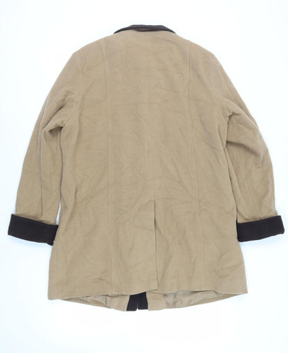 Womens UK Size 18 Debenhams Beige Overcoat