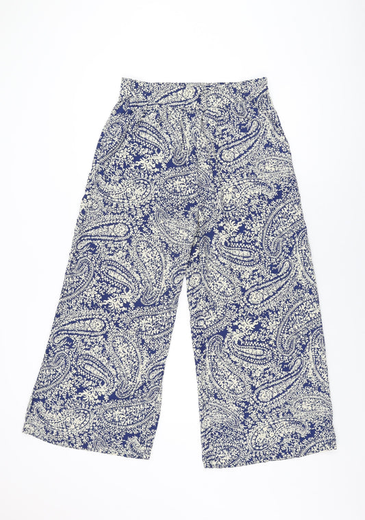 Womens UK Size 12 Louche Regular Fit  Blue Trousers