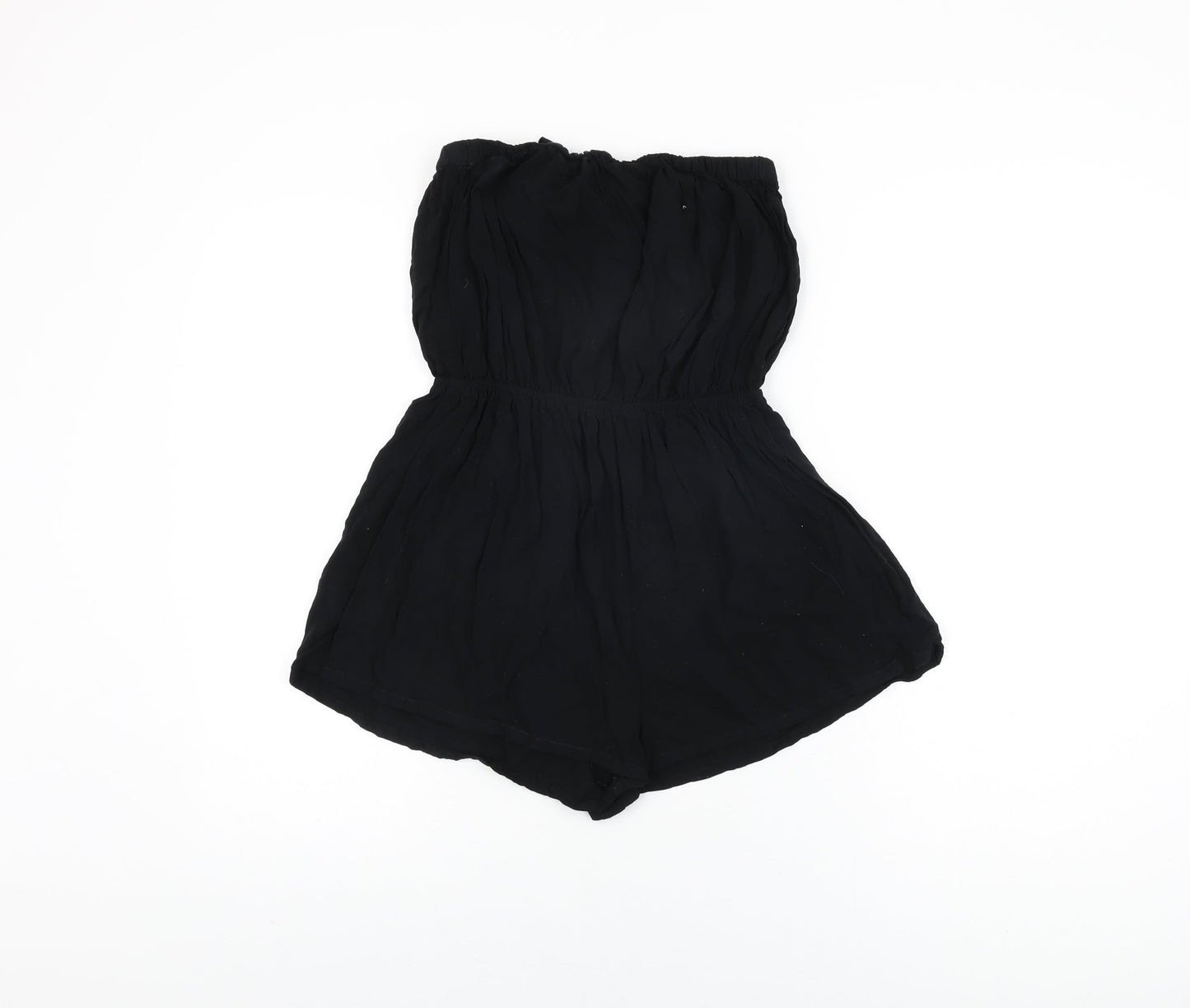 Womens UK Size 12 ASOS One-Piece Black Playsuit