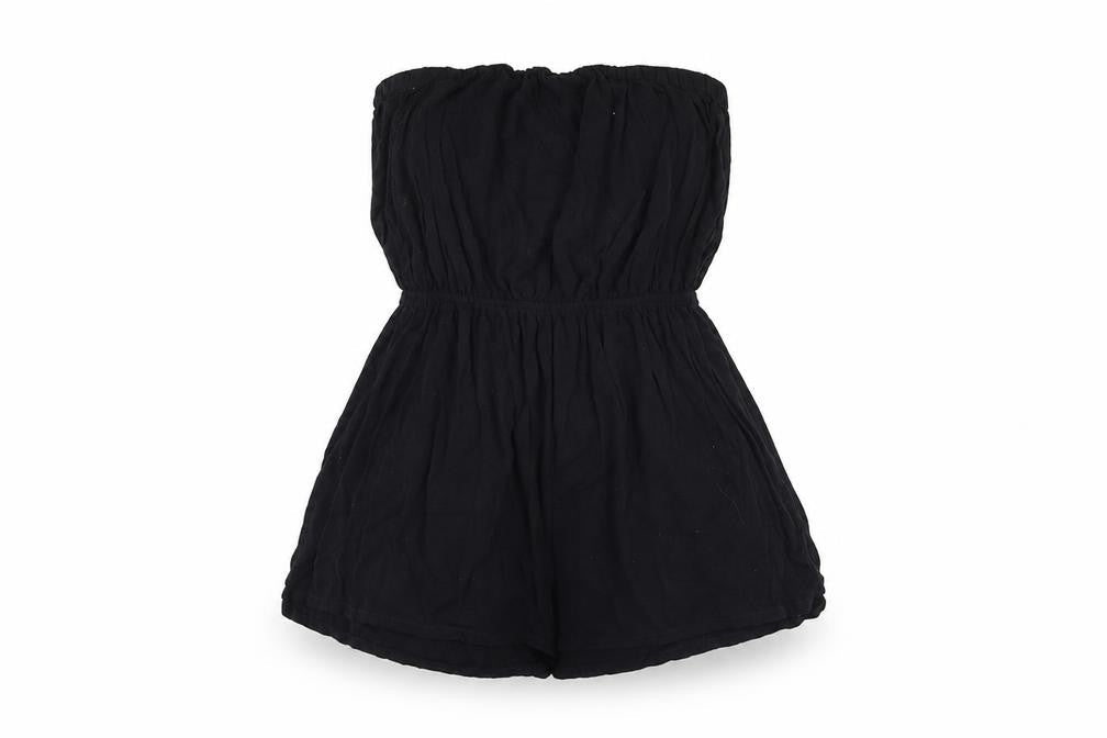 Womens UK Size 12 ASOS One-Piece Black Playsuit