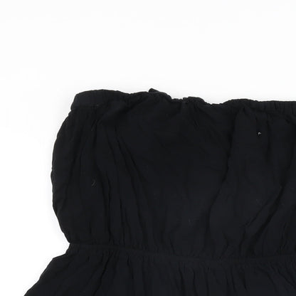 Womens UK Size 12 ASOS One-Piece Black Playsuit