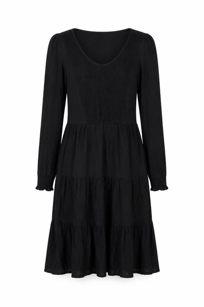 NEXT Womens Black Viscose Shift Size 10 Scoop Neck Pullover