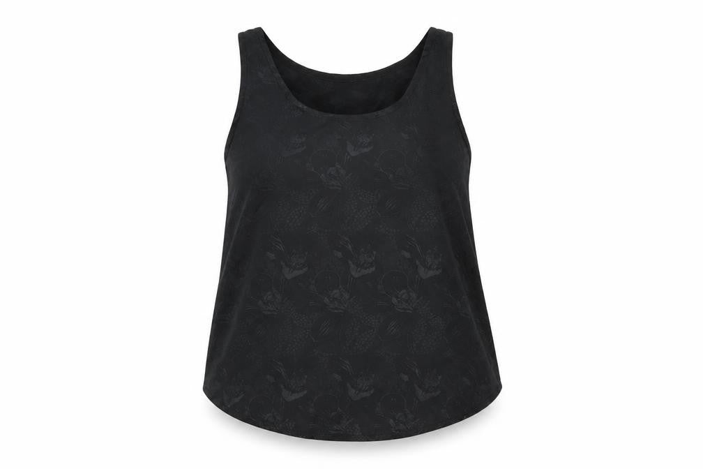 Womens UK Size 14 Etam Black Basic Tank
