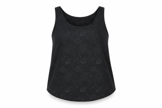 Womens UK Size 14 Etam Black Basic Tank