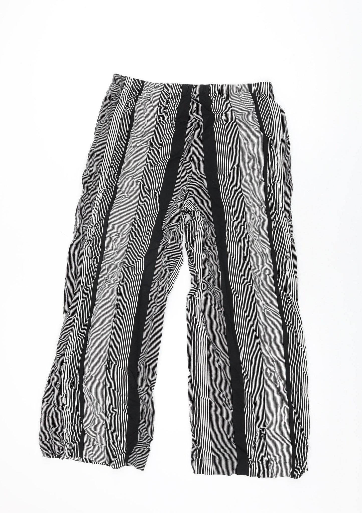 Womens UK Size 12 Marks and Spencer Regular Fit  Black Trousers