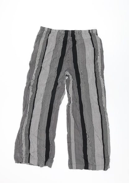 Womens UK Size 12 Marks and Spencer Regular Fit  Black Trousers