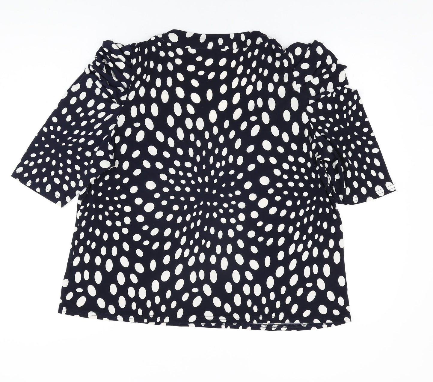 Womens UK Size 16 Chesca Blue Basic T-Shirt