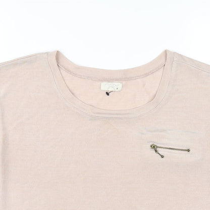 Womens UK Size 10 New Look Pink Basic T-Shirt