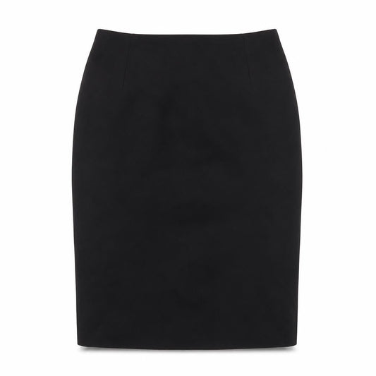 Kit Womens Black Polyester Straight & Pencil Skirt Size 10 Zip