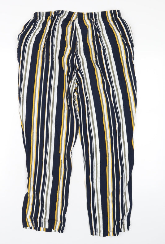 Womens UK Size 16 Damart Regular Fit  Multicoloured Trousers