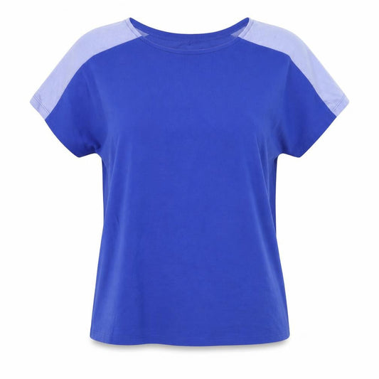 Womens UK Size 10 Marks and Spencer Blue Basic T-Shirt