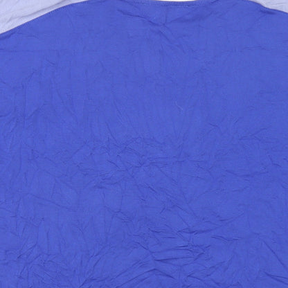 Womens UK Size 10 Marks and Spencer Blue Basic T-Shirt