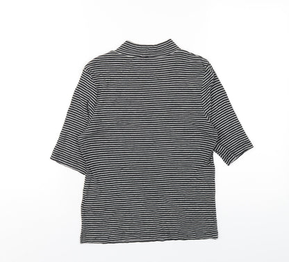 Womens UK Size M H&M Grey Basic T-Shirt