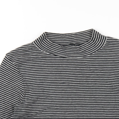 Womens UK Size M H&M Grey Basic T-Shirt
