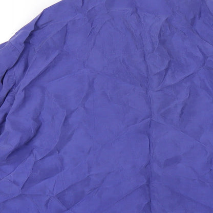 Womens UK Size 16 Marks and Spencer Blue Basic Button-Up
