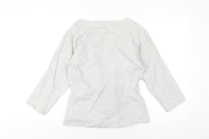 Womens UK Size S Gap Grey Basic T-Shirt