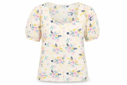 Womens UK Size 10 Pebble Bay Ivory Basic T-Shirt