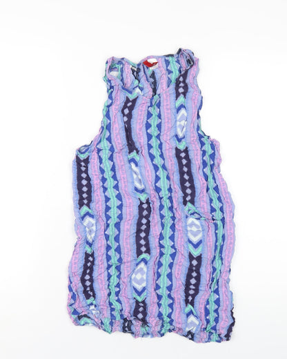 Womens UK Size 10 H&M Multicoloured Basic Tank