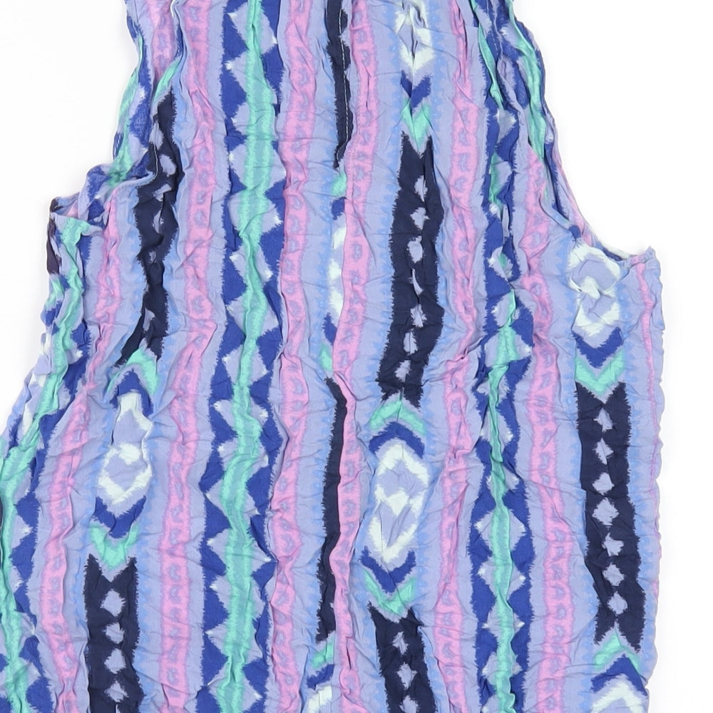 Womens UK Size 10 H&M Multicoloured Basic Tank