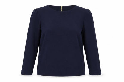 Womens UK Size 10 Oasis Blue Basic T-Shirt