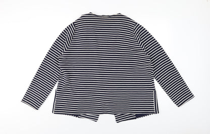 Lakeland Womens Blue Striped Jacket Size XL