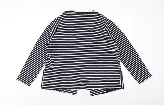 Lakeland Womens Blue Striped Jacket Size XL