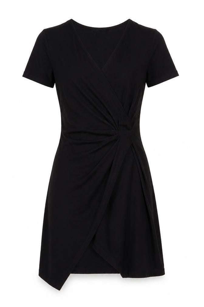 NEXT Womens Black Viscose A-Line Size 10 V-Neck Pullover