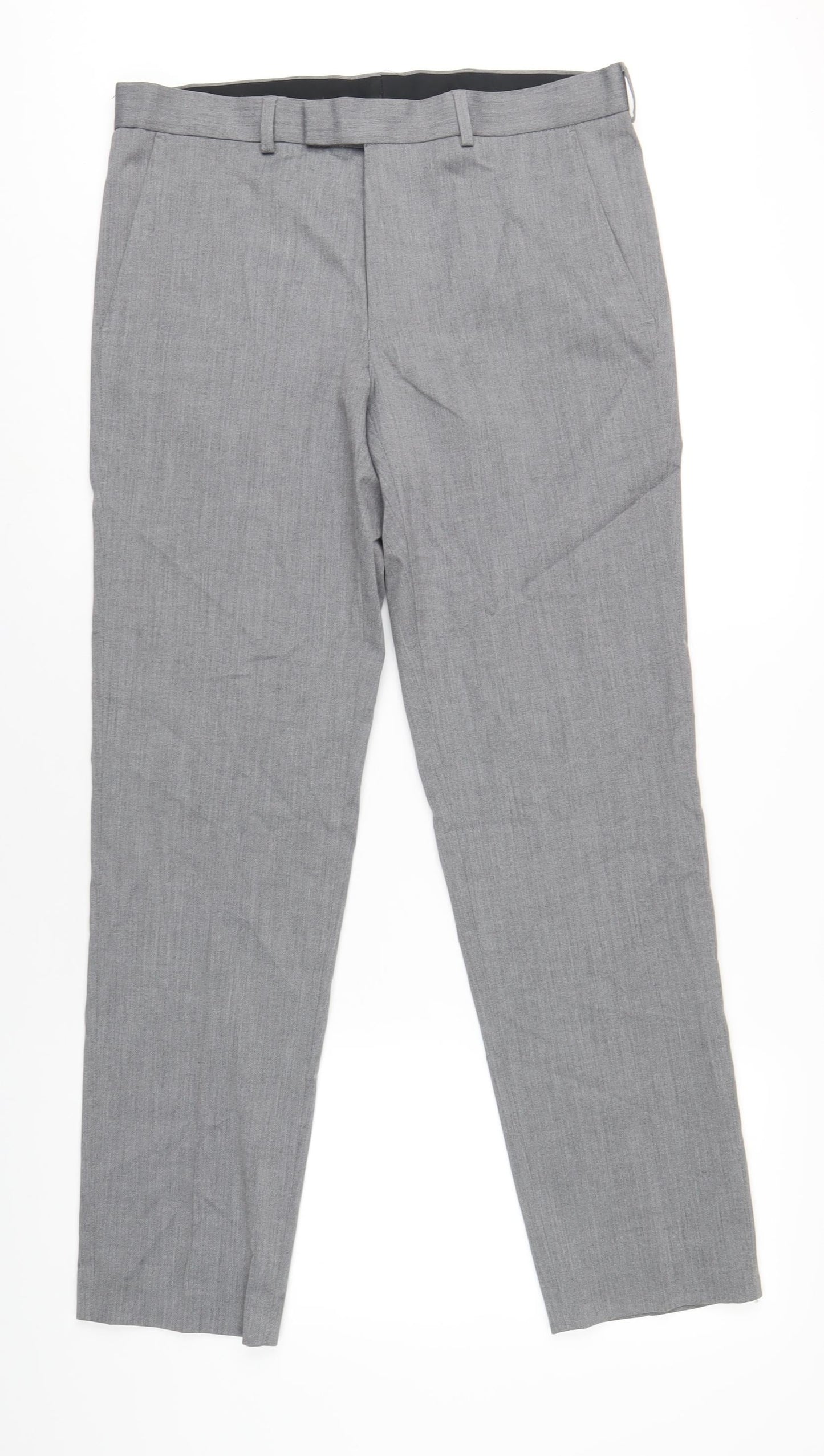 Mens UK Size 34 Marks and Spencer Regular Grey Suit Tuxedo