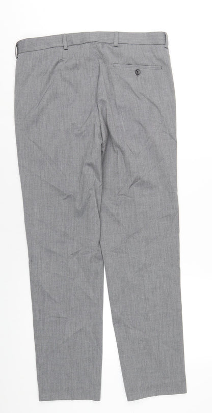 Mens UK Size 34 Marks and Spencer Regular Grey Suit Tuxedo