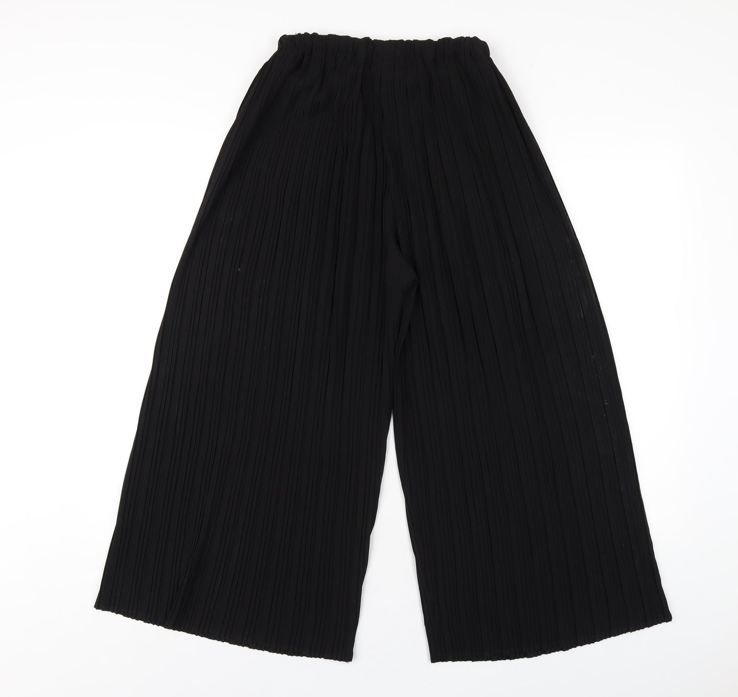 Womens UK Size 6 Missguided Regular Fit Capri Black Trousers