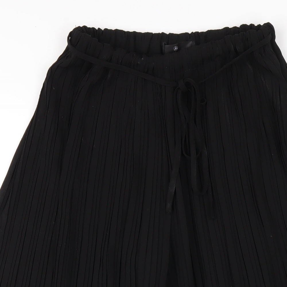 Womens UK Size 6 Missguided Regular Fit Capri Black Trousers
