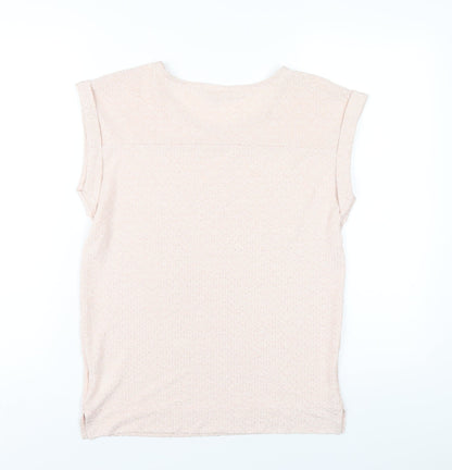 Womens UK Size 6 NEXT Pink Basic T-Shirt