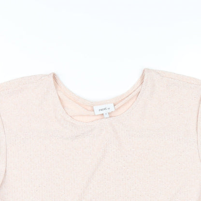Womens UK Size 6 NEXT Pink Basic T-Shirt