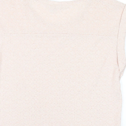 Womens UK Size 6 NEXT Pink Basic T-Shirt