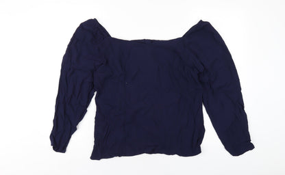 Womens UK Size 18 NEXT Blue Basic T-Shirt