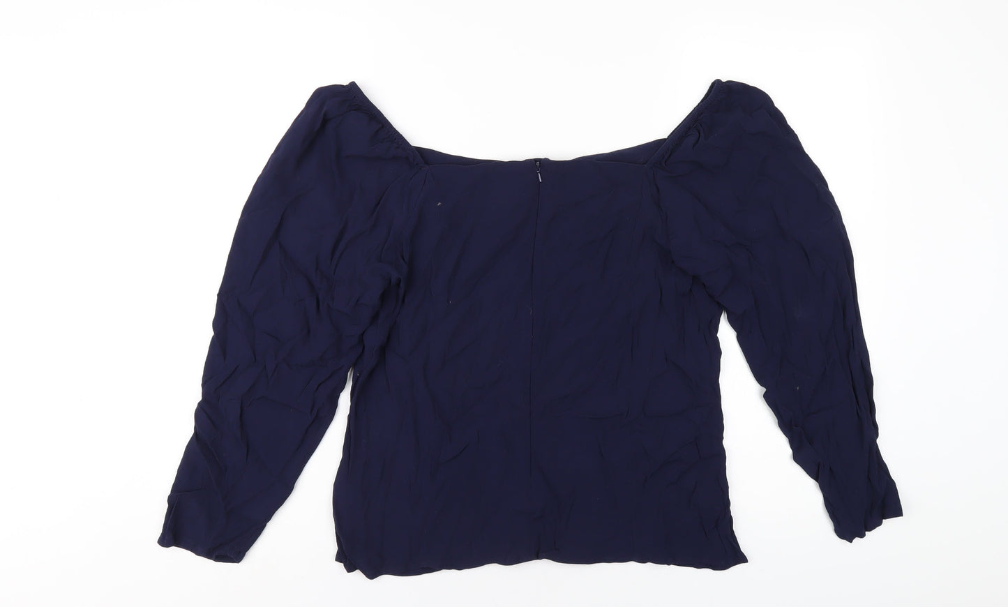 Womens UK Size 18 NEXT Blue Basic T-Shirt