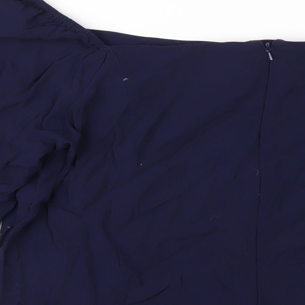 Womens UK Size 18 NEXT Blue Basic T-Shirt