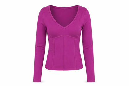 Womens UK Size S Topshop Purple Basic T-Shirt
